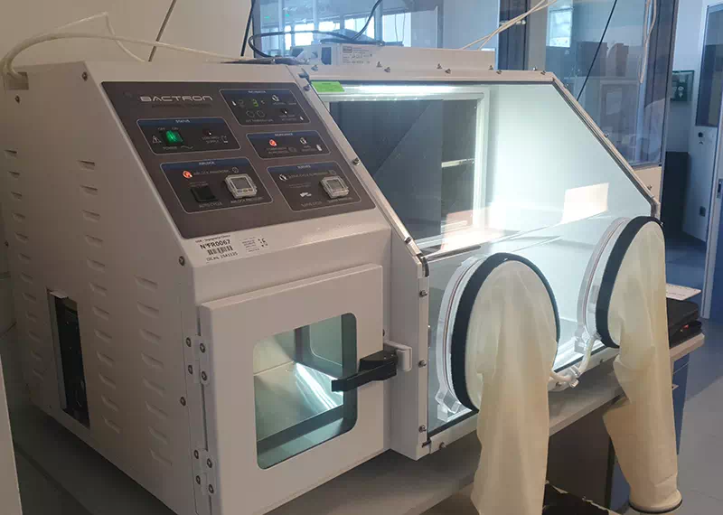 Cappa anaerobica per laboratorio chimico