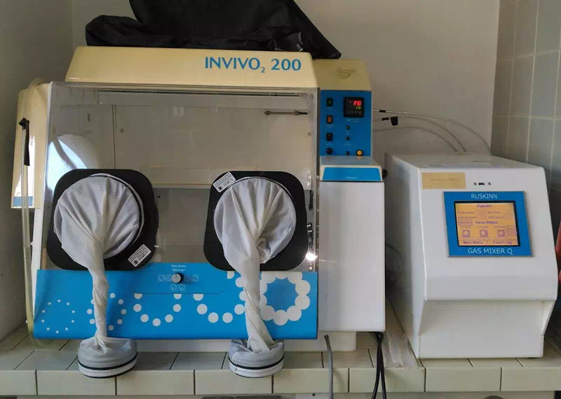 Cappe anaerobiche per atmosfere prive di ossigeno