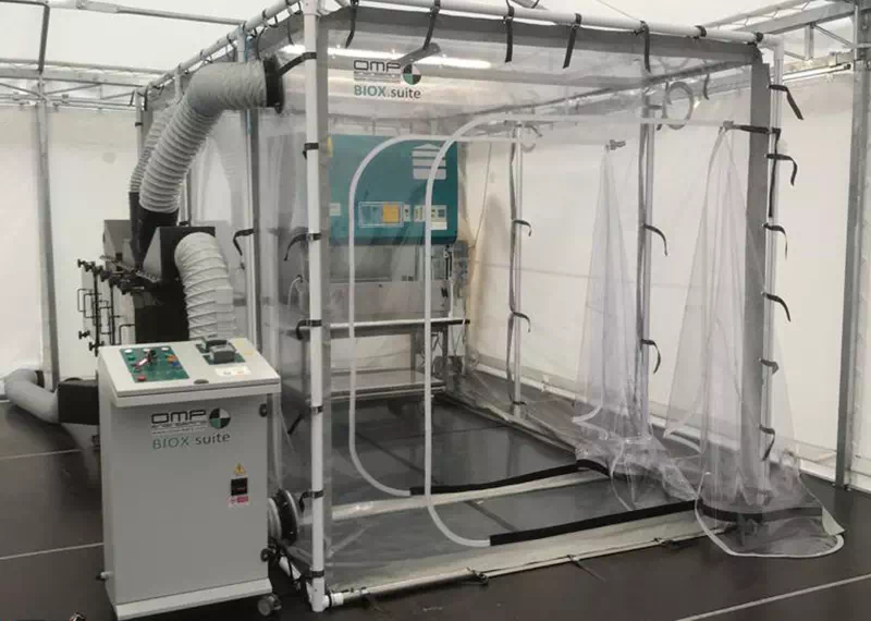 Installazione cappa di backup 